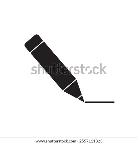 pencil icon logo vector design