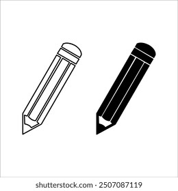 Pencil icon. for mobile concept and web design. vector illustration