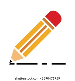 Pencil icon. for mobile concept and web design. vector illustration
