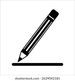 ícone de lápis. para conceito móvel e web design. ilustração vetorial