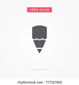 Pencil icon. office tool