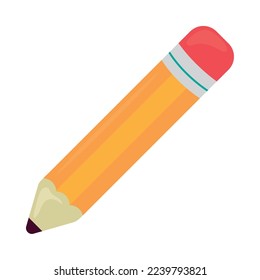 pencil icon on white background