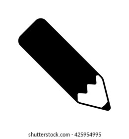 pencil icon on white background
