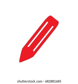 Pencil Icon on white background