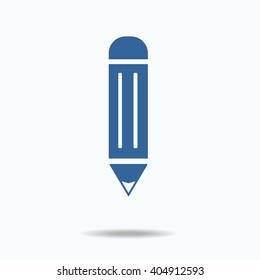 Pencil icon. One of set web icons