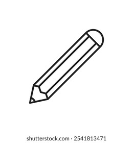 Bleistift-Symbol Umrissvektor für Web-UI