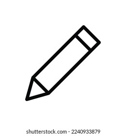 Pencil icon. Pen vector sign
