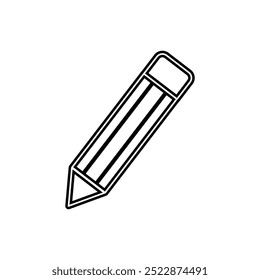 Pencil Icon Perfect for Writing and Educational Themes.