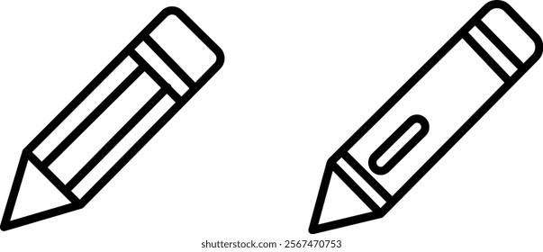 "Pencil Icon Representing Creativity, Writing, and Artistic Expression in Simple and Clean Design"