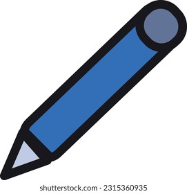 Pencil Icon represents creativity, sketching, drawing, and writing, serving as a versatile tool for artistic expression and written communication