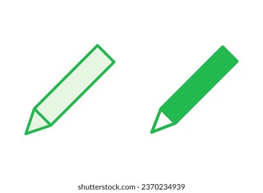 Pencil icon set. pen symbol. edit icon vector