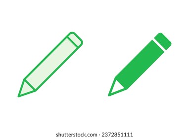 Pencil icon set. pen symbol. edit icon vector