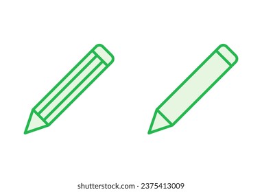 Pencil icon set. pen symbol. edit icon vector