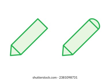 Pencil icon set. pen symbol. edit icon vector