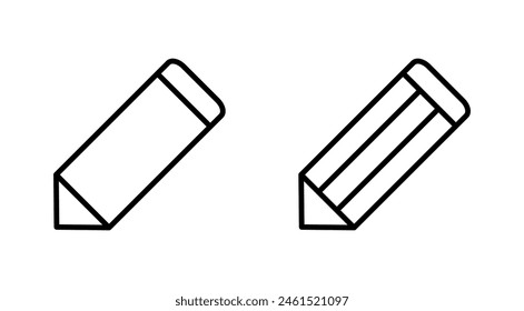 Pencil icon set. pen symbol. edit icon vector
