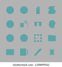 pencil icon set. vector set about graphic tool, draw, list and pens icons set.