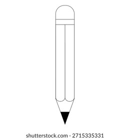 Pencil Icon Set. Pencil Vector Icon in line style design. Pencil Symbol. Vector illustration.