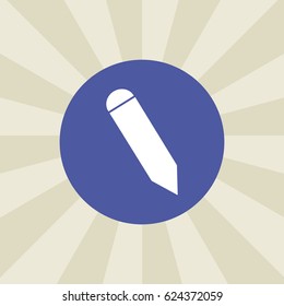 pencil icon. sign design. background