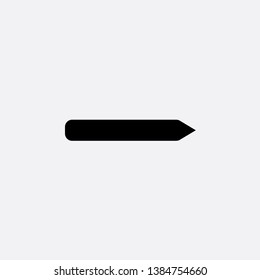 pencil icon sign signifier vector