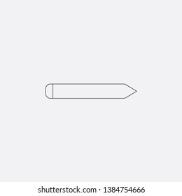 pencil icon sign signifier vector
