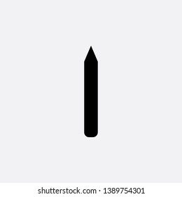 pencil icon sign signifier vector