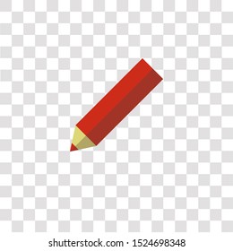pencil icon sign and symbol. pencil color icon for website design and mobile app development. Simple Element from school elements collection for mobile concept and web apps icon.