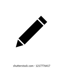 pencil icon. Simple glyph vector of web set for UI and UX, website or mobile application