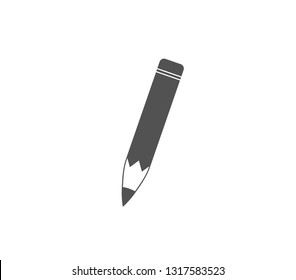 Pencil icon. Simple pen icon. 