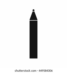 Pencil icon in simple style isolated vector illustration