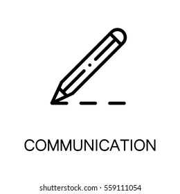 Pencil icon. Single high quality outline symbol for web design or mobile app. Thin line sign for design logo. Black outline pictogram on white background