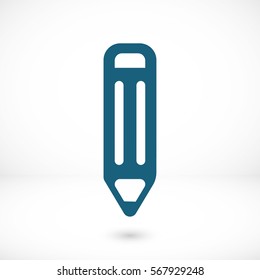 pencil icon stock vector illustration