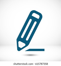 pencil icon stock vector illustration