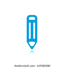 pencil icon stock vector illustration