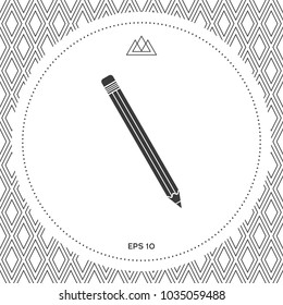 Pencil icon symbol