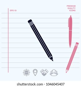 Pencil icon symbol