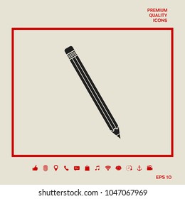 Pencil icon symbol