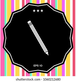 Pencil icon symbol