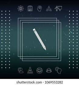 Pencil icon symbol