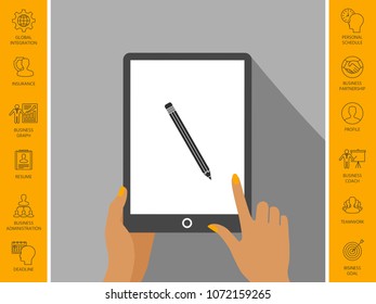 Pencil icon symbol