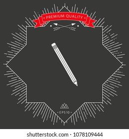 Pencil icon symbol