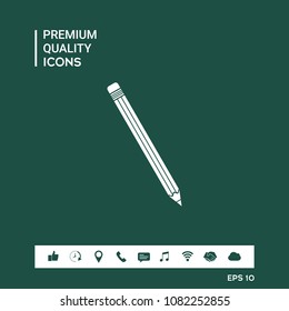 Pencil icon symbol