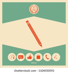 Pencil icon symbol