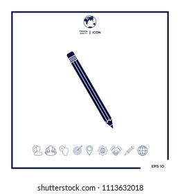 Pencil icon symbol