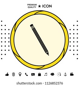 Pencil icon symbol