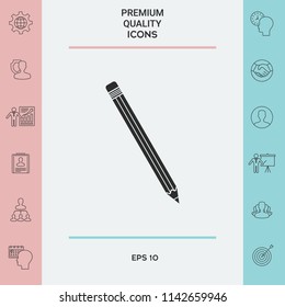 Pencil icon symbol
