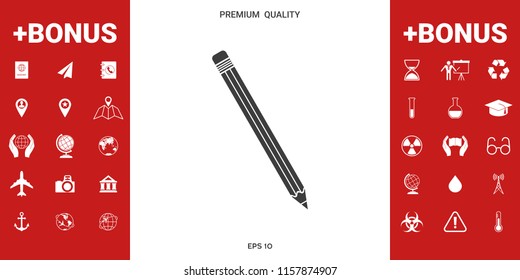 Pencil icon symbol