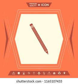 Pencil icon symbol