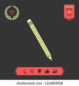 Pencil icon symbol