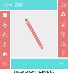 Pencil icon symbol
