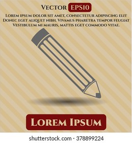 Pencil icon or symbol